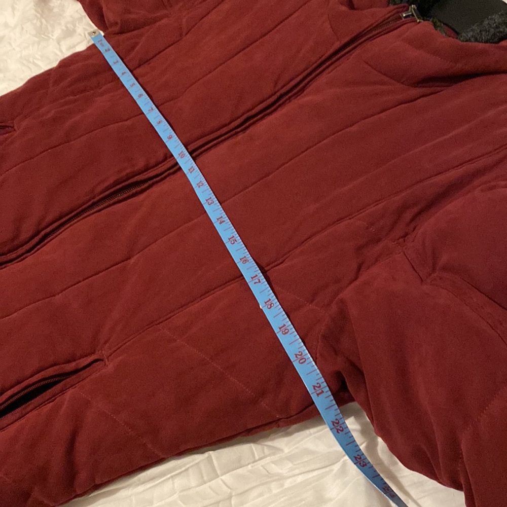 REI Columbia burgundy, winter jacket, size large - Picture 8 of 10
